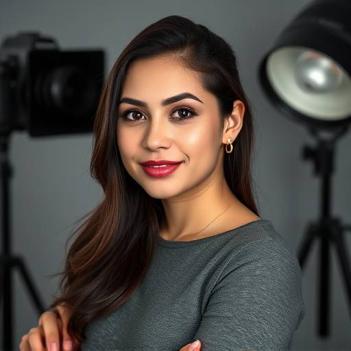 Portrait of Olivia Rodriguez, the real estate and product photographer at PhotoVerse Studio.